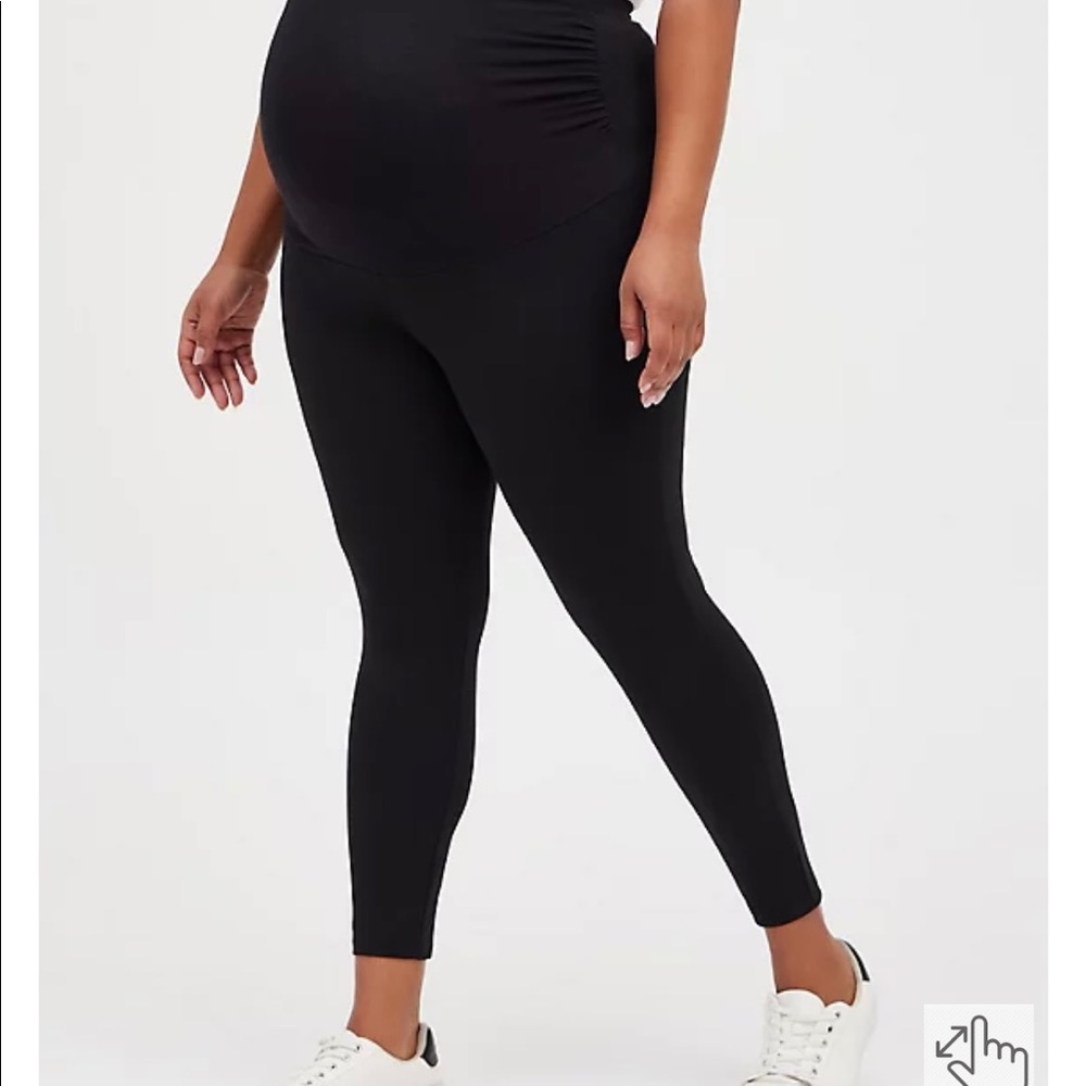 Torrid Size 1 PLATINUM MATERNITY LEGGING PONTE